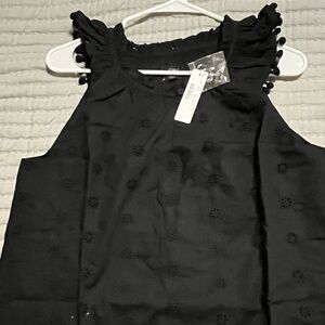 J.Crew Elegant Black Blouse